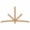Ekena Millwork Alberta Smooth Timber Gable Bracket, Western Red Cedar, 84"W x 45"H x 3 1/2"D x 3 1/2"F, 13/12 Pitch GBW084X45X0404ALB00SWR - alternate 1